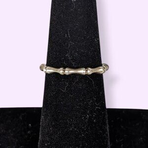 V. Dainty Bamboo Band Ring